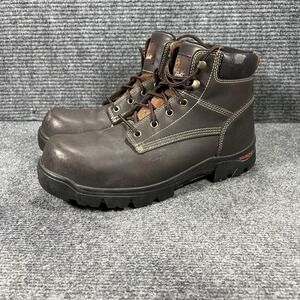 Double-H Boots Mens Size 11 D‎ Brown Leather Non-Metallic Safety Toe Work DH9952